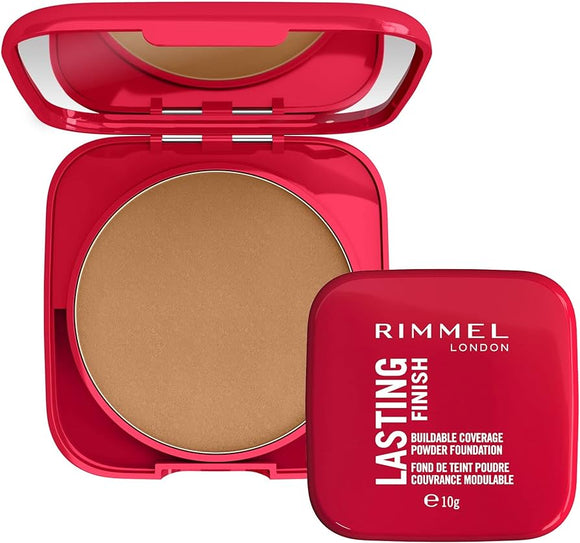 Rimmel London Lasting Finish Buildable Coverage Foundation Powder 010 Latte