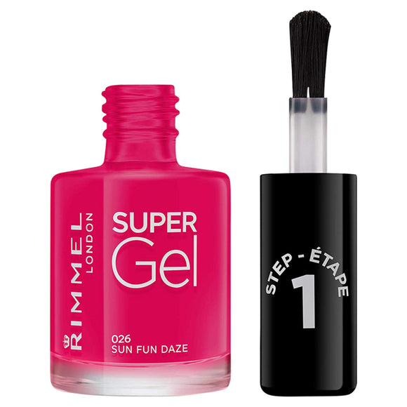 Rimmel London Super Gel Nail Polish 026 Sun Fun Daze