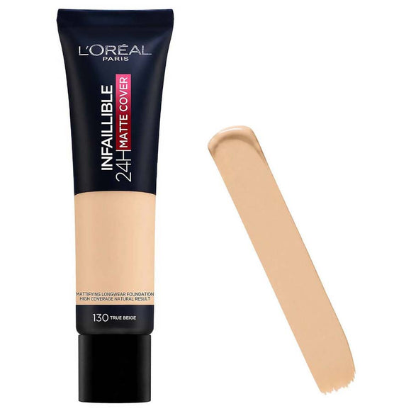 L'Oreal Infallible 24HR Matte Cover Foundation 130 True Beige