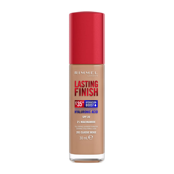 Rimmel Lasting Finish 35HR Hydrating Boost Foundation 201 Classic Beige