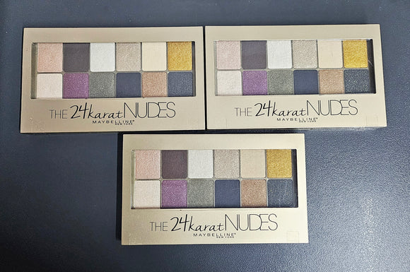 Maybelline The 24 Karat Nudes Eyeshadow Palette *See Description*