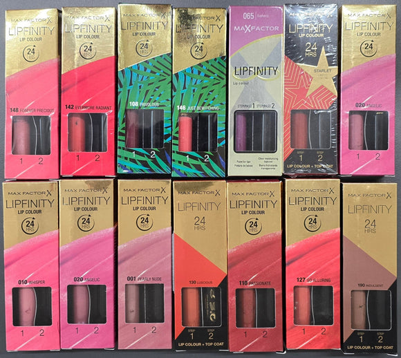 Max Factor Lipfinity Lipstick Assorted Pack Of 41