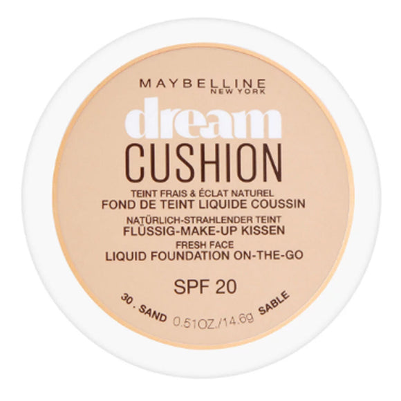 Maybelline Dream Cushion Liquid Foundation 30 Sand
