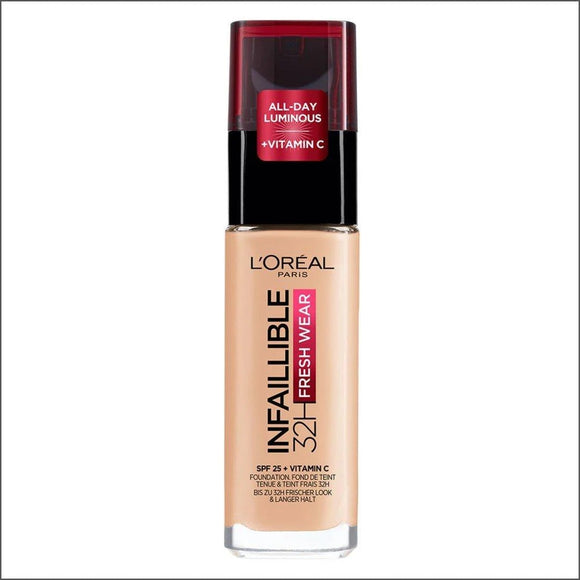 L'Oreal Paris Infaillible 32HR Fresh Wear Foundation 180 Golden Linen
