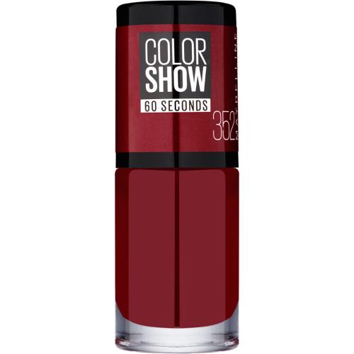 Maybelline Color Show 60 Seconds Nail Polish 352 Downtown Red