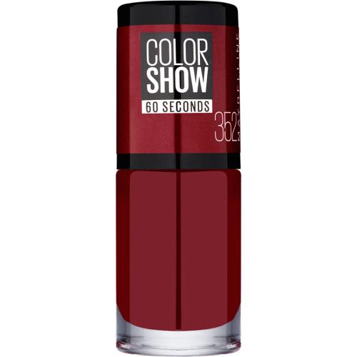Maybelline Color Show 60 Seconds Nail Polish 352 Downtown Red