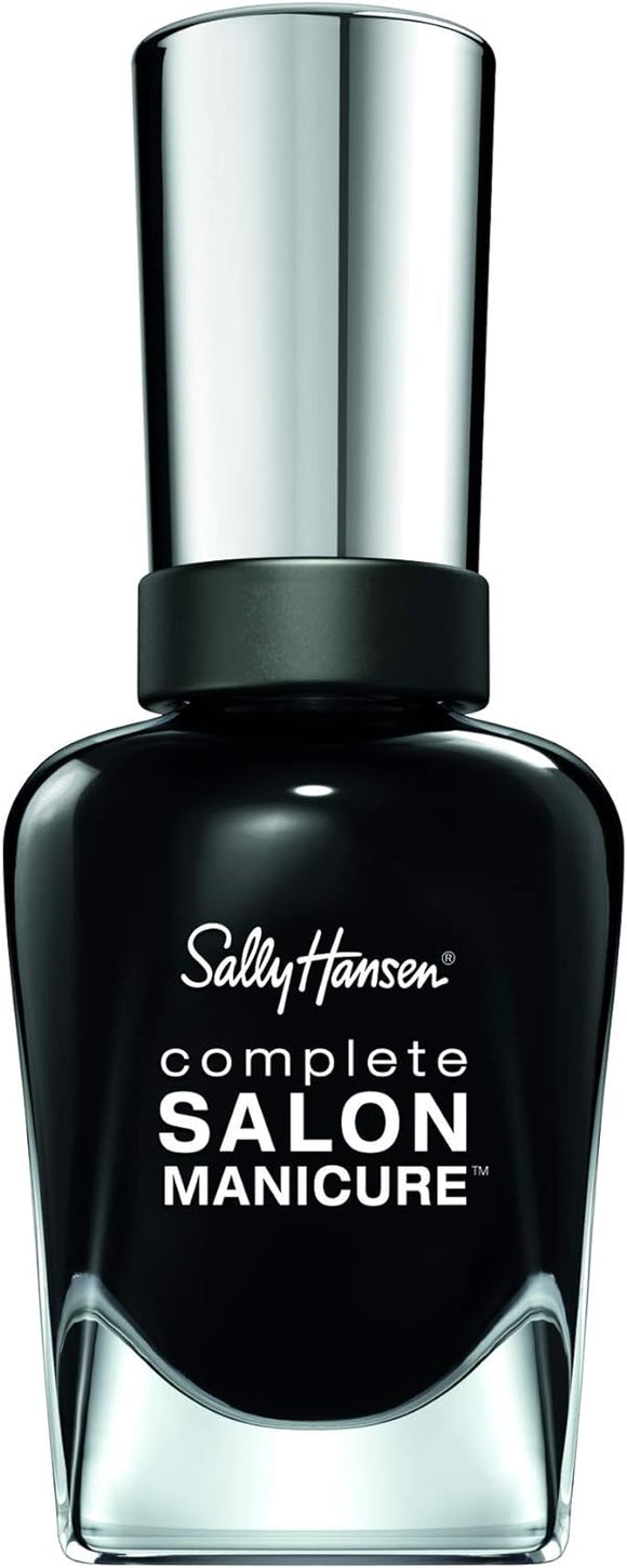 Sally Hansen Complete Salon Manicure Nail Polish 403 Hooked On Onyx