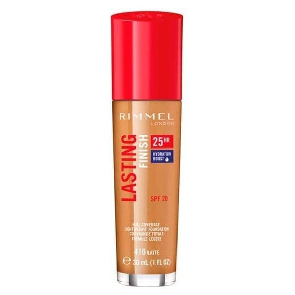 Rimmel London Lasting Finish 25HR Skin Perfecting Foundation 410 Latte