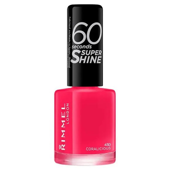 Rimmel London 60 Seconds Super Shine Nail Polish 430 Coralicious