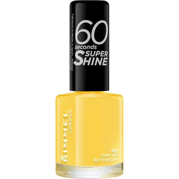 Rimmel 60 Seconds Super Shine Nail Polish 452 Chin Up Buttercup