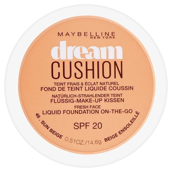 Maybelline Dream Cushion Liquid Foundation 48 Sun Beige