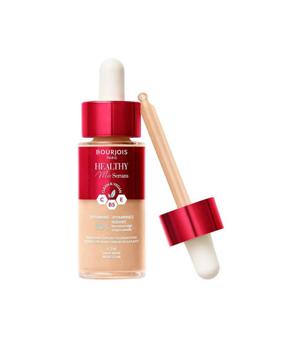 Bourjois Healthy Mix Clean & Vegan Serum Foundation 53W Light Beige