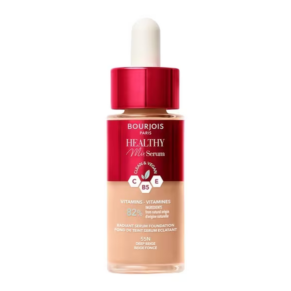 Bourjois Healthy Mix Clean & Vegan Serum Foundation 55N Deep Beige