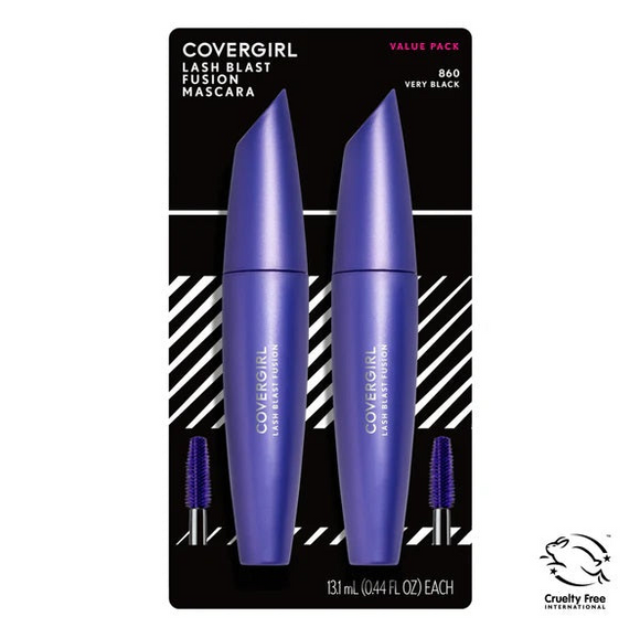 Covergirl Lash Blast Fusion Mascara 860 Very Black Duo Pack