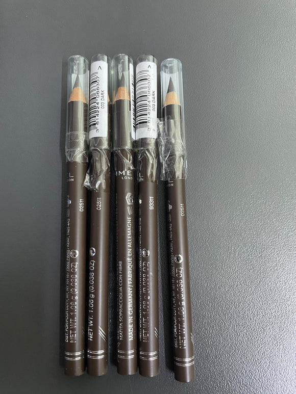 Rimmel London Brow This Way Fibre Pencil 003 Dark *See Description*
