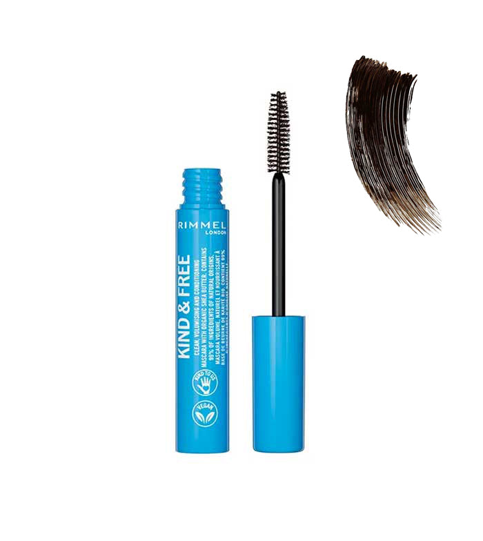Rimmel London Kind & Free Clean Vegan Mascara 002 Brown Black Very