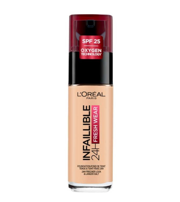 L'Oreal Infaillible 24HR Fresh Wear Foundation 180 Rose Sand