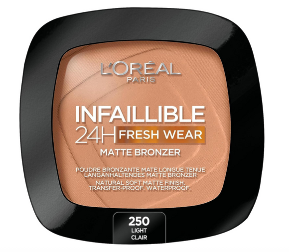 L'Oreal Infaillible 24HR Fresh Wear Matte Bronzer 250 Light Clair