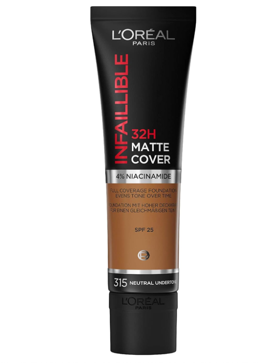 L'Oreal Infallible 32HR Matte Cover Foundation 315 Neutral Undertone