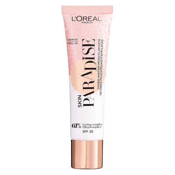 L'Oreal Skin Paradise Tinted Water Moisturiser Foundation 03 Light