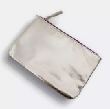Max Factor Purple and  Rose Gold Make Up Bag Pouch