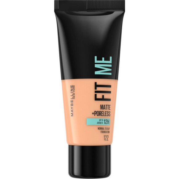 Maybelline Fit Me Foundation Matte & Poreless 122 Creamy Beige