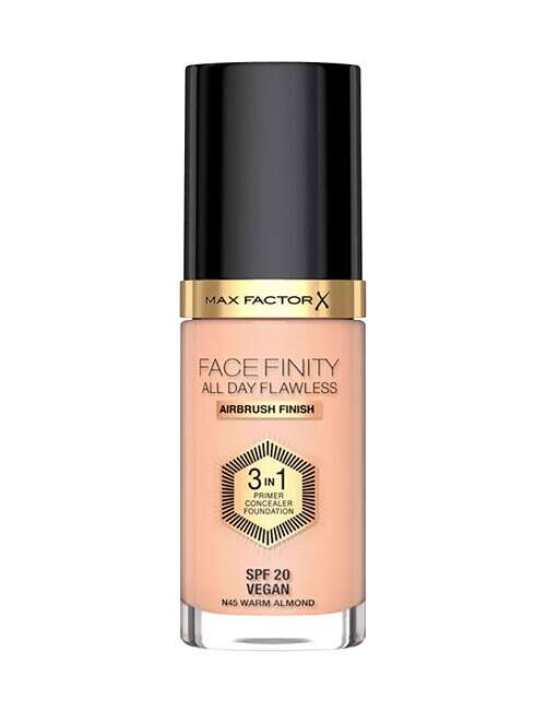 Max Factor Facefinity All Day Flawless 3 IN 1 Foundation N45 Warm Almond