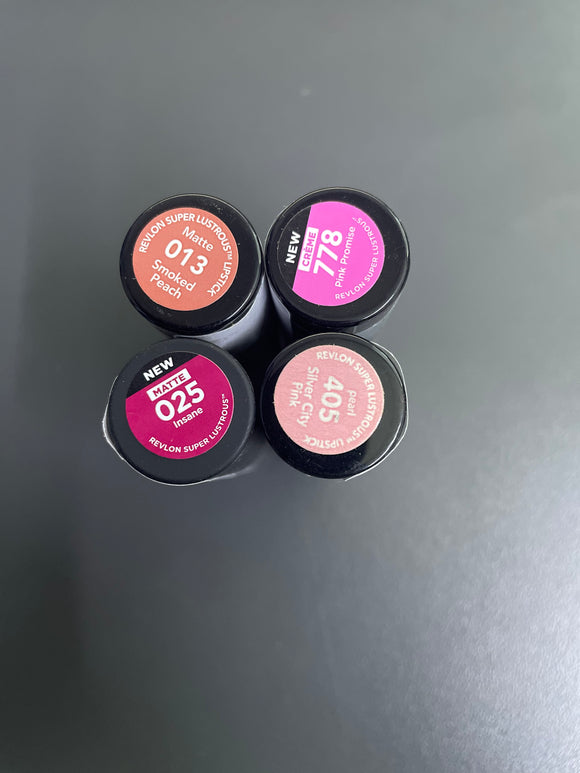 Revlon Super Lustrous Matte Lipstick Mixed Shades *See Description*