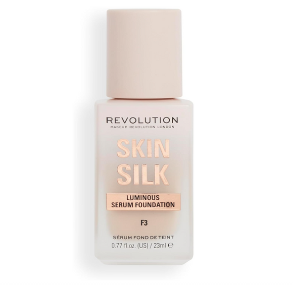 Revolution Skin Silk Luminous Serum Foundation F3