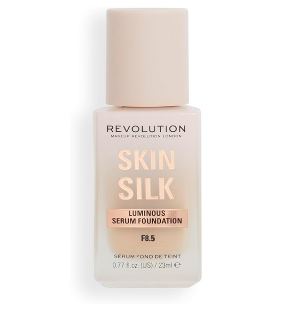 Revolution Skin Silk Radiant Satin Serum Foundation F8.5