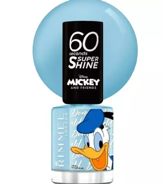 Rimmel 60 Seconds Super Shine Nail Polish Mickey And Friends Donald