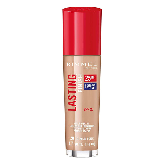 Rimmel Lasting Finish 25HR Skin Perfecting Foundation 201 Classic Beige