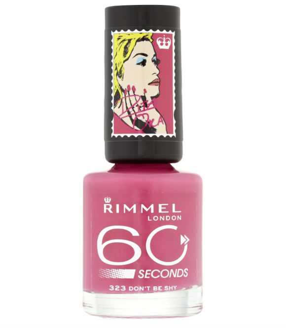 Rimmel London 60 Seconds Rita Ora Nail Polish 323 Dont Be Shy