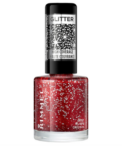 Rimmel London Glitter Top Coat 002 Ruby Crush