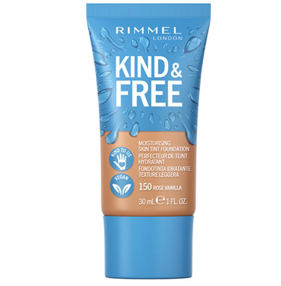 Rimmel London Kind & Free Moisturing Skin Tint Foundation 150 Rose Vanilla
