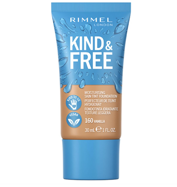 Rimmel London Kind & Free Moisturing Skin Tint Foundation 160 Vanilla