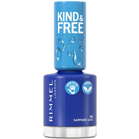 Rimmel London Kind & Free Nail Polish 169 Sapphire Soar