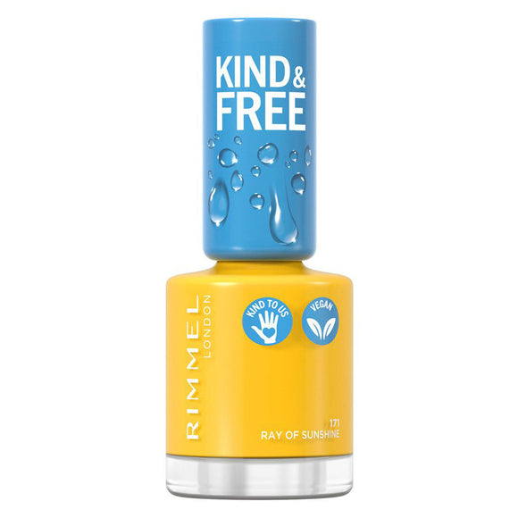 Rimmel London Kind & Free Nail Polish 171 Ray Of Sunshine