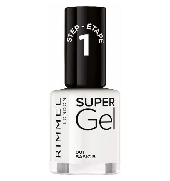 Rimmel London Super Gel Nail Polish 001 Basic B