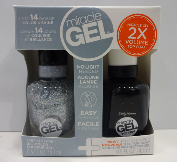 Sally Hansen Miracle Gel Gel Color And Top Coat Duo 600 In A Flurry