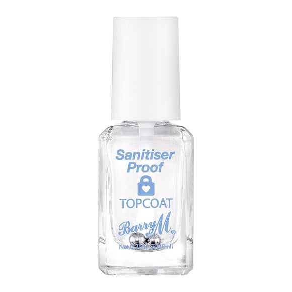 Barry M Sanitiser Proof Top Coat Nail Paint