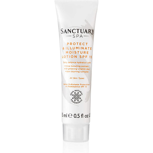 Sanctuary Spa Face Cream SPF 15 Illuminating Moisturiser Lotion 15ml
