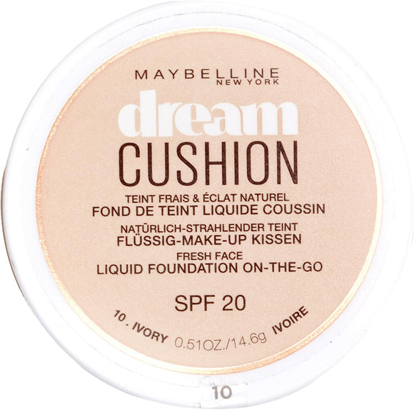 Maybelline Dream Cushion Liquid Foundation 10 Ivory