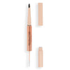 Revolution Fluffy Brow Duo 2-In-1 Blade Pencil & Clear Brow Gel Dark Brown
