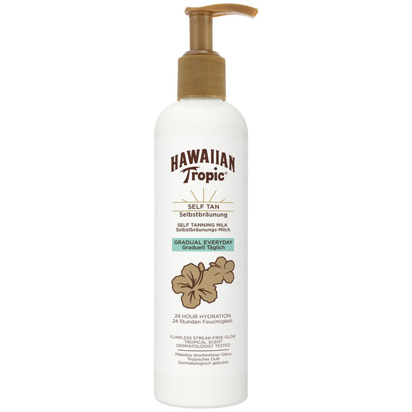 Hawaiian Tropic Sunless Tan Gradual Tanning Milk Lotion