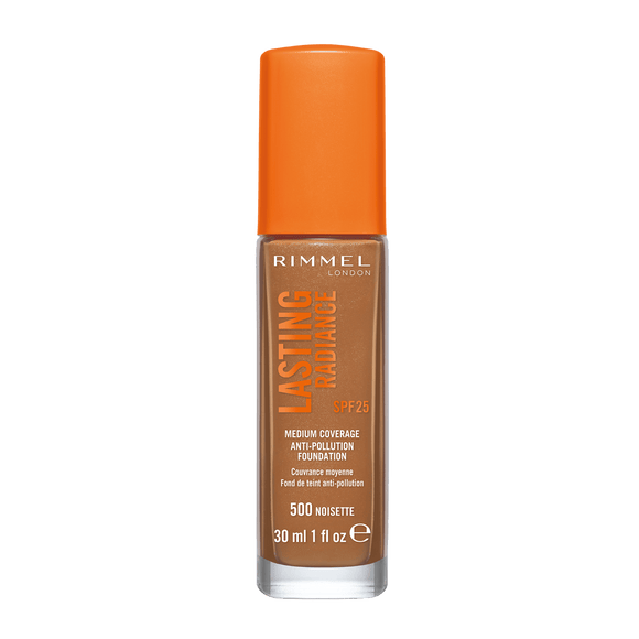 Rimmel Lasting Radiance SPF25 Anti Pollution Foundation 500 Noisette