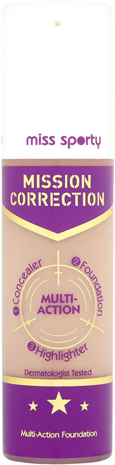 Miss Sporty Mission Correction Foundation 001 Ivory Pack Of 3 - Very Cosmetics