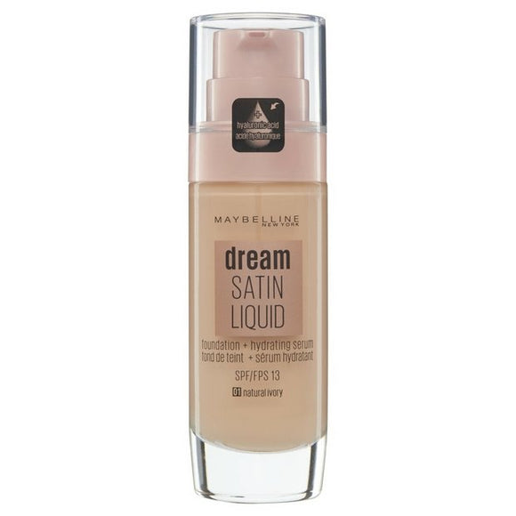 Maybelline Dream Satin Liquid Foundation 01 Natural Ivory