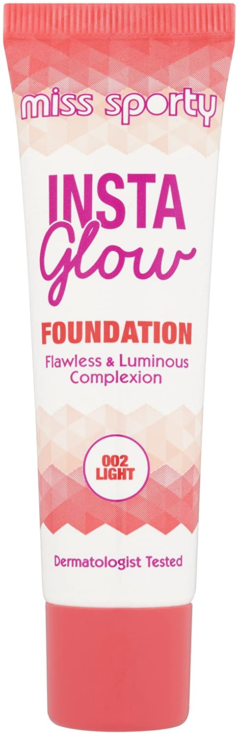 Miss Sporty Insta Glow Foundation 002 Light Pack Of 3 - Very Cosmetics