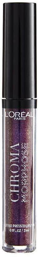 L'Oreal Chroma Morphose Glitter-Pressed Lipstick 04 Deep Venom - Very Cosmetics